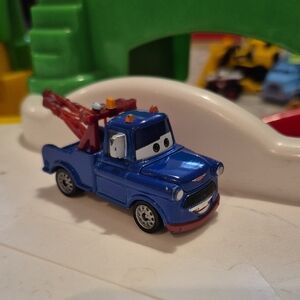 Blue Toy Tow Truck